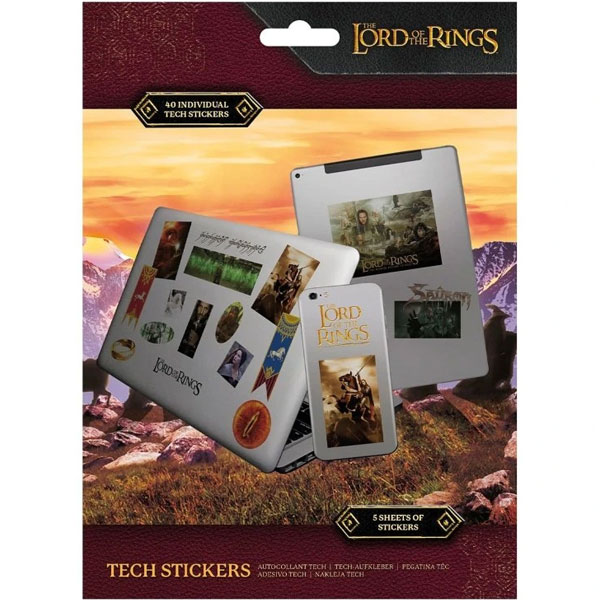 Pyramid International Lord of The Rings Nálepky Sada 40 ks Tech Stickers