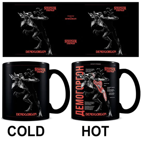 Pyramid International Stranger Things 4 (Anatomy of a Demogorgon) Heat Change Šálka