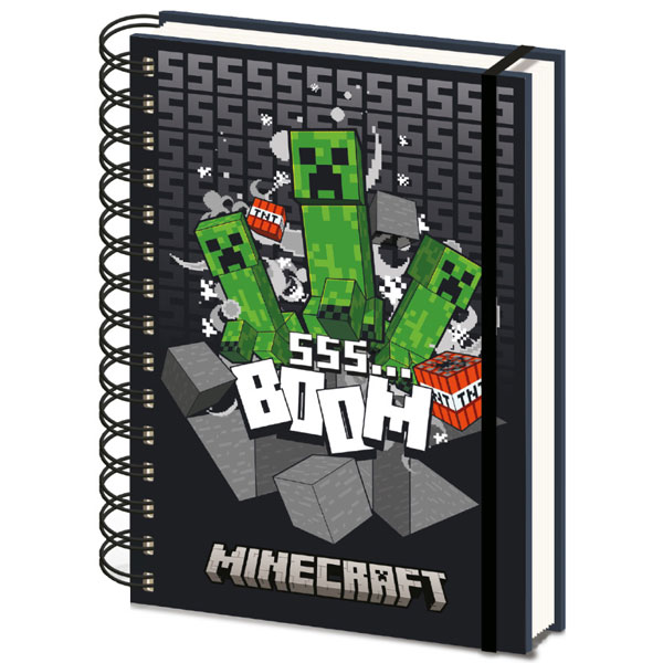 Pyramid International Minecraft 3D Lenticular Zápisník A5 Strunový