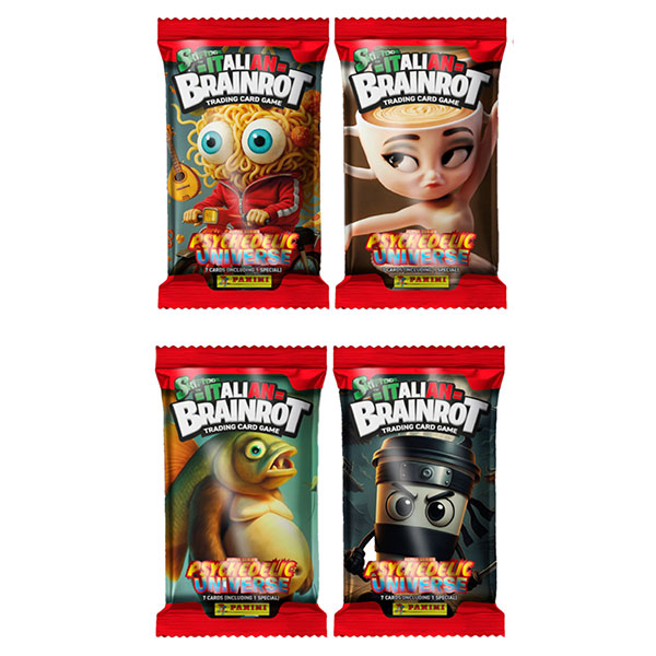 Panini Books Panini Skifidol Italian Brainrot zberateľské karty booster pack