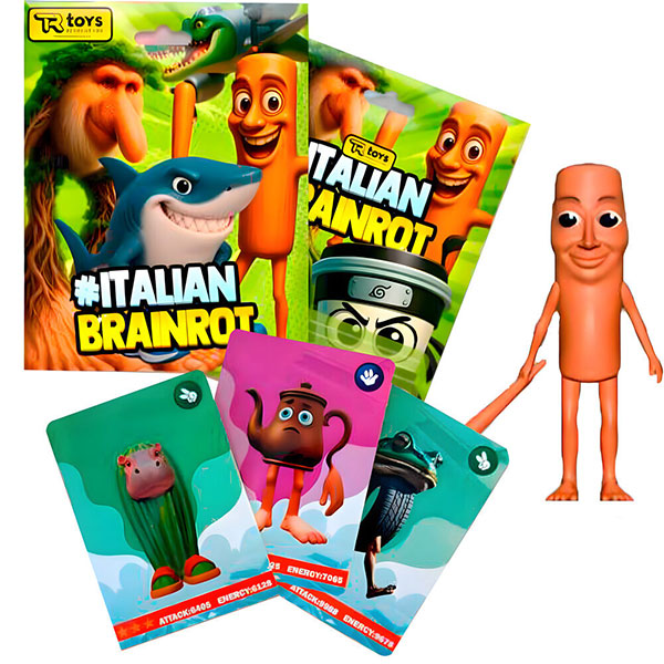 Skifidol Italian Brainrot Mystery Bag Figures + 3 collectible cards