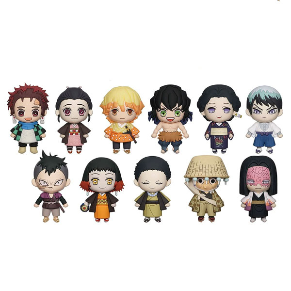Monogram International Demon Slayer: Kimetsu no Yaiba 3D PVC Bag Clips Series 3
