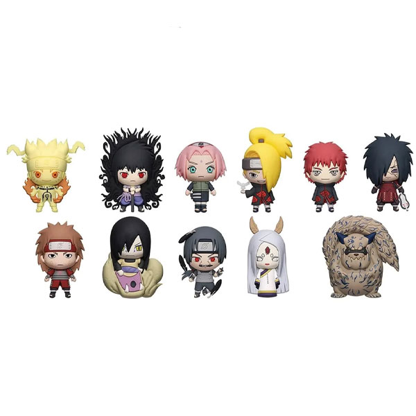 Monogram International Naruto Shippuden 3D PVC Bag Clips Series 6
