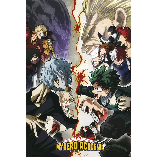 GB eye My Hero Academia Confrontation Poster 91,5 x 61 cm