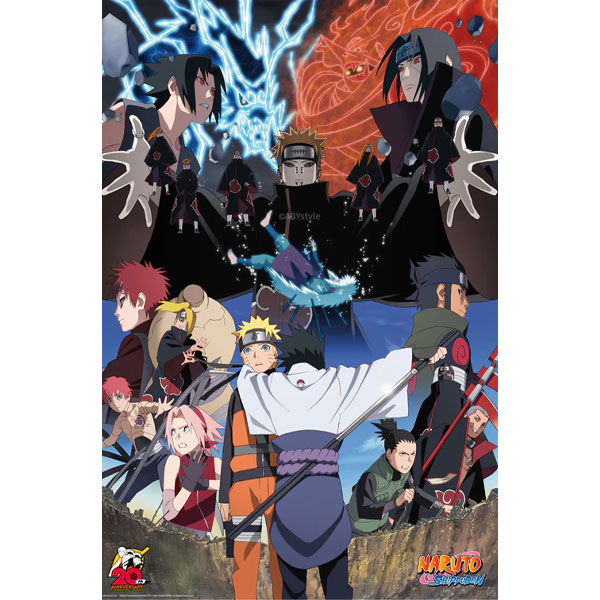 GB eye Naruto Shippuden Rivals Poster 91,5 x 61 cm