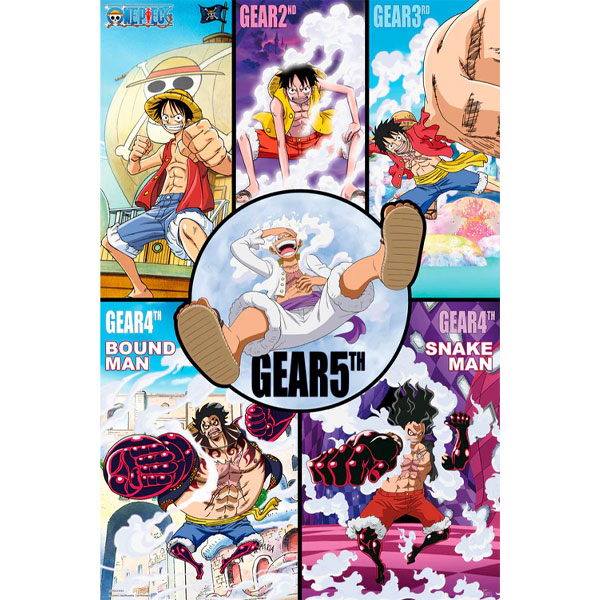 GB eye One Piece Gear 5th history Poster 91,5 x 61 cm