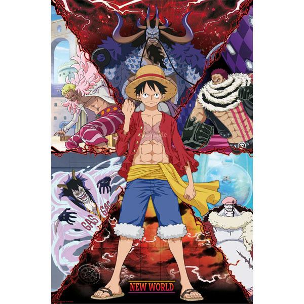 GB eye One Piece Luffy vs New World Poster 91,5 x 61 cm