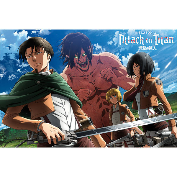 GB eye Attack on Titan Ready to fight! Poster 91,5 x 61 cm