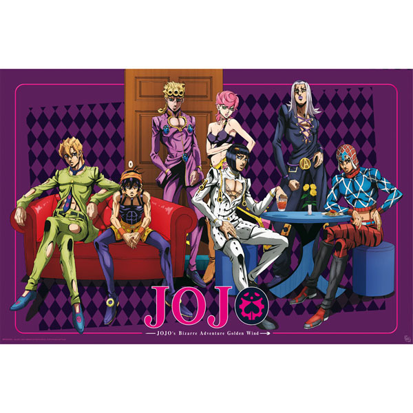 GB eye Jojo's Bizarre Adventure Golden Wind Team Poster 91,5 x 61 cm