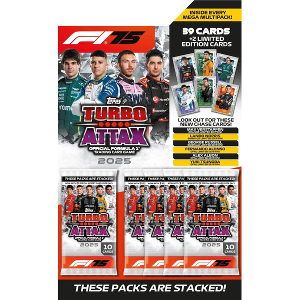 Formula 1 karty Topps Turbo Attax 2025 Mega Multipack