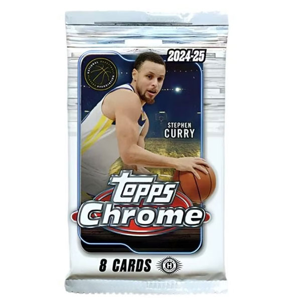 NBA karty Topps Chrome Basketball 2024/2025 Hobby Booster Pack