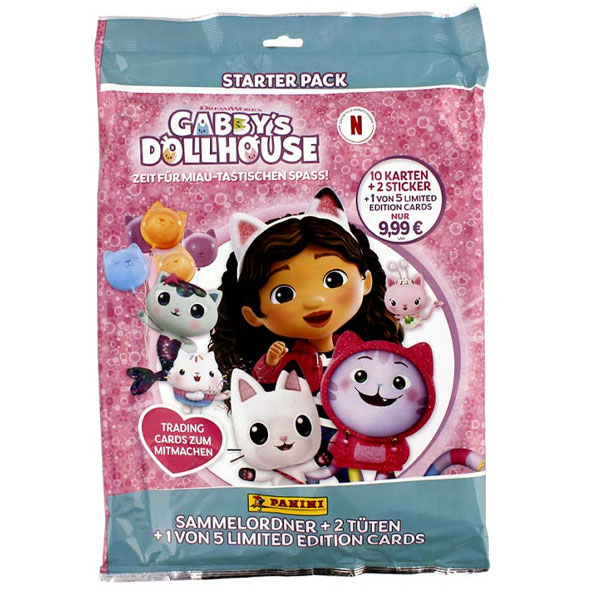 Panini Books Panini Gabby's Dollhouse: Time for a Meow-Zing Fun Zberateľské karty Starter Set