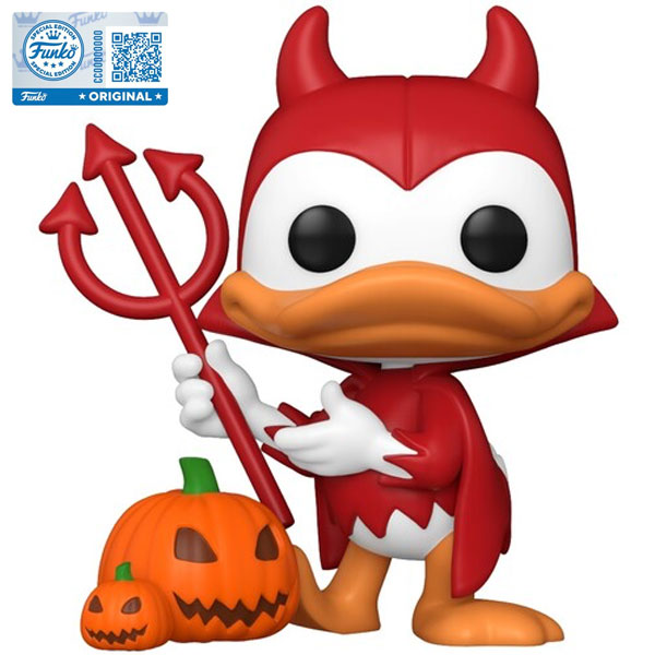 Funko POP! Disney Mickey and Friends: Devil Donald with Pumpkin Special Edition