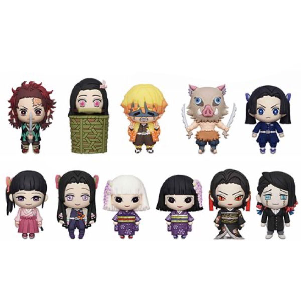 Monogram International Demon Slayer: Kimetsu no Yaiba 3D PVC Bag Clips Series 4
