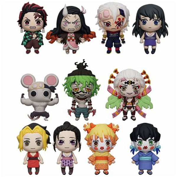 Monogram International Demon Slayer: Kimetsu no Yaiba 3D PVC Bag Clips Series 6