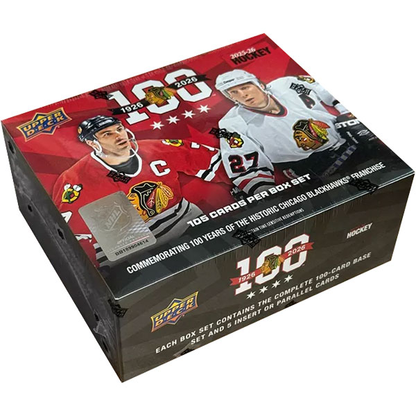 Hokejové karty Upper Deck 2025/2026 Chicago Blackhawks Centennial Box Set