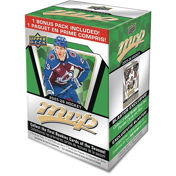 Hokejové karty Upper Deck 2025/2026 MVP Hockey Blaster Box