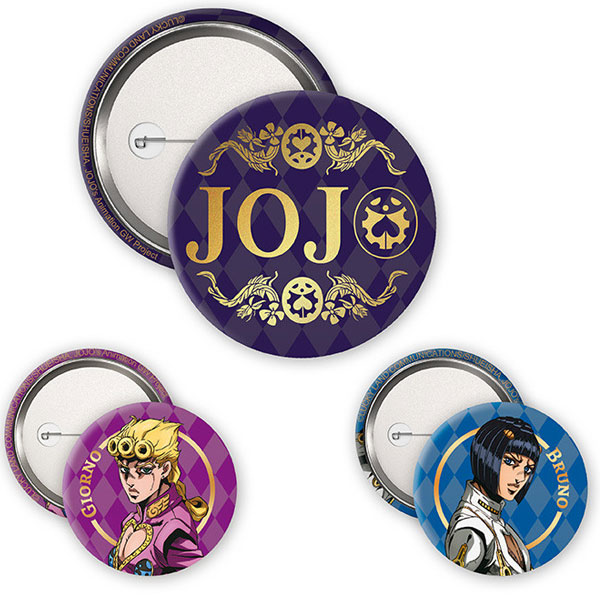 Abysse Corp JoJo's Bizarre Adventure: Golden Wind Odznaky 3-Pack