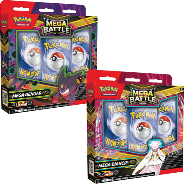 Pokemon Pokémon TCG: October 2025 Battle Decks - Gengar EX or Diancie EX