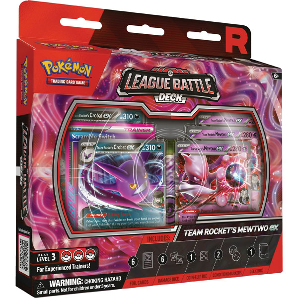 Pokemon Pokémon TCG: November 2025 Team Rockets League Battle Deck Mewtwo EX