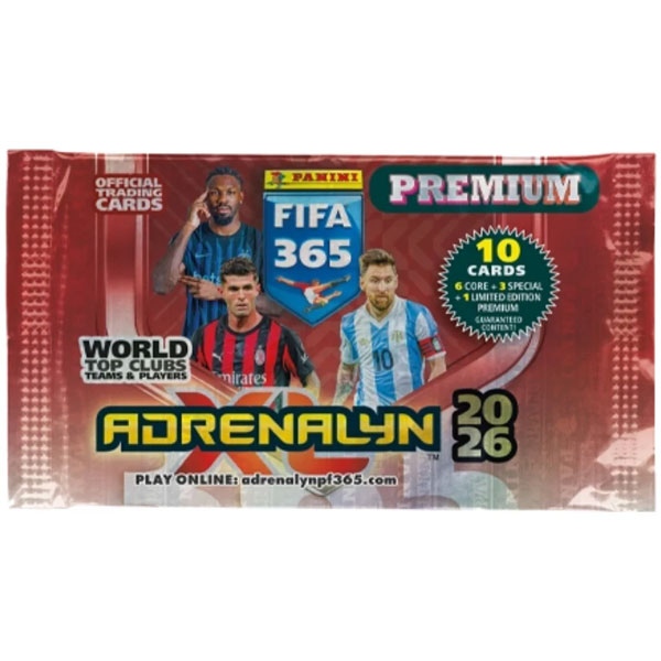 Panini Books Futbalové karty Panini FIFA 365 2025/2026 Adrenalyn Premium Packet