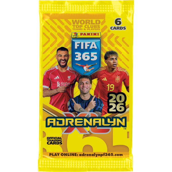 Panini Books Futbalové karty Panini FIFA 365 2025/2026 Adrenalyn Booster Pack