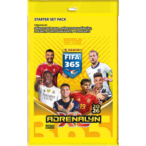 Panini Books Futbalové karty Panini FIFA 365 2025/2026 Adrenalyn Starter Set