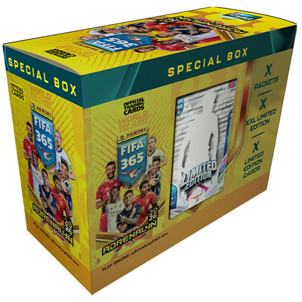 Panini Books Futbalové karty Panini FIFA 365 2025/2026 Adrenalyn Special Box