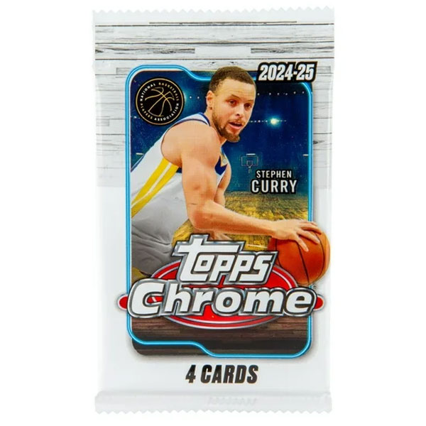 NBA karty Topps Chrome Basketball 2024/2025 Value Booster Pack