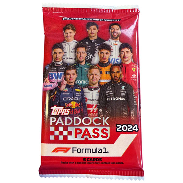 Formula 1 karty Topps Paddock Pass 2024 Value Booster Pack