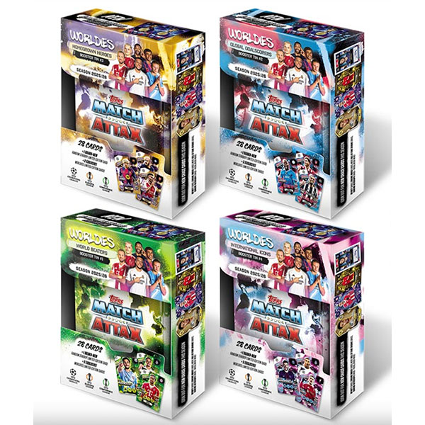 Futbalové karty Topps Match Attax UEFA Champions League 2025/2026 Mini Tin (plechovka)