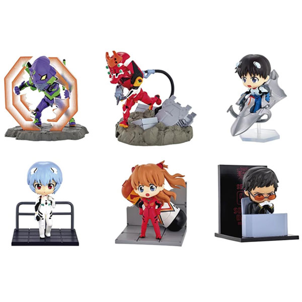 Re-ment Evangelion Mini Figures 6 cm DesQ Desktop EVA 6 cm