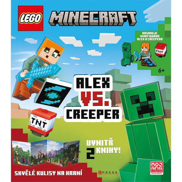 CPRESS LEGO Minecraft: Alex vs. Creeper Krabička plná dobrodružství