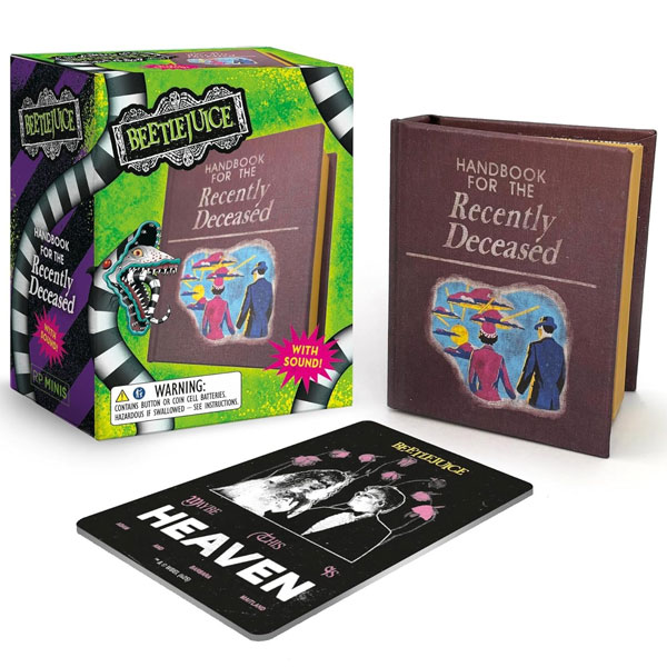 Running Press Beetlejuice Talking Handbook for the Recently Deceased (Miniature Editions)