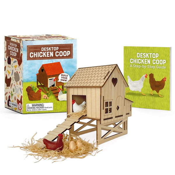 RP Minis Desktop Chicken Coop: Build Your Own! Miniature Editions
