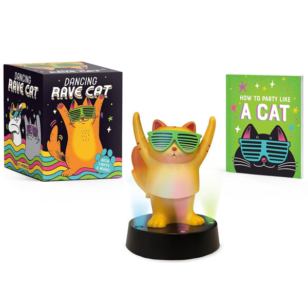 Running Press Dancing Rave Cat: With Lights & Music! Miniature Editions