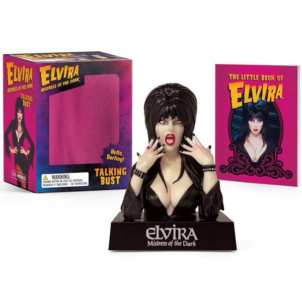 Running Press Elvira Talking Bust Miniature Editions Running Press Elvira Talking Bust Miniature Editions
