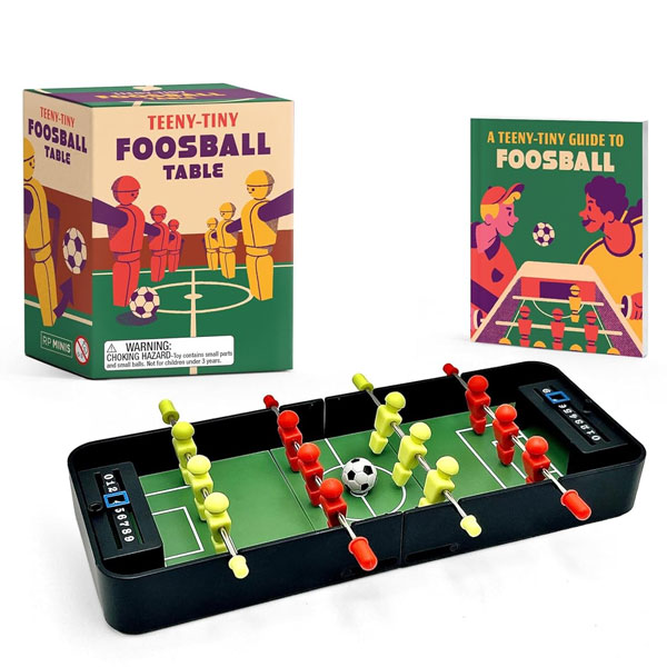 Running Press Teeny-Tiny Foosball Table: Let's Roll! Miniature Editions