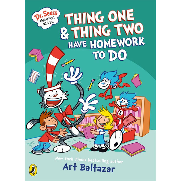 Puffin Dr Seuss Graphic Novel: Thing One and Thing Two Have Homework to Do