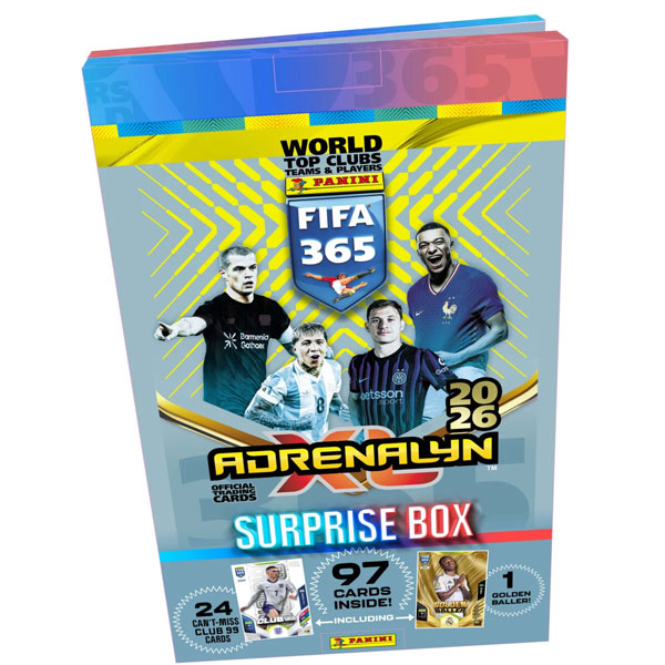 Panini Books Futbalové karty Panini FIFA 365 2025/2026 Adrenalyn Surprise Box (adventný kalendár)