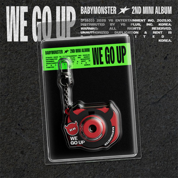 YG Babymonster: We Go Up Mini Beam Keyring Version QR Album