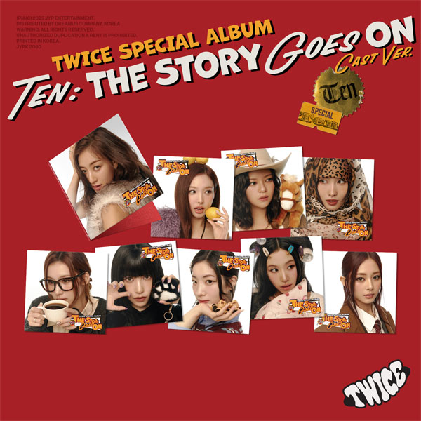 JYP Entertainment TWICE - TEN: Story Goes On (Cast Version)
