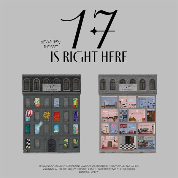 YG Seventeen Seventeen Best '17 Is Right Here'