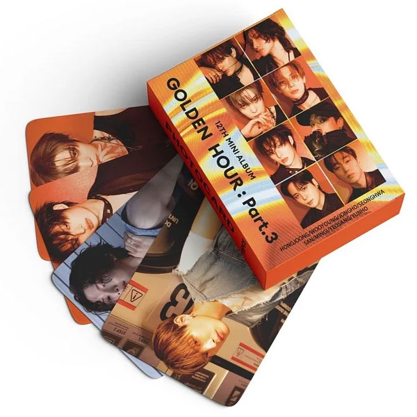 LOMO card ATEEZ Golden Hour: Part 3 LOMO Cards 55 ks Zberateľské karty
