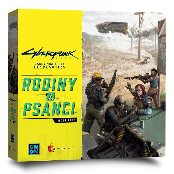 Blackfire CYBERPUNK 2077: Rodiny a psanci - rozšíření - stolová hra