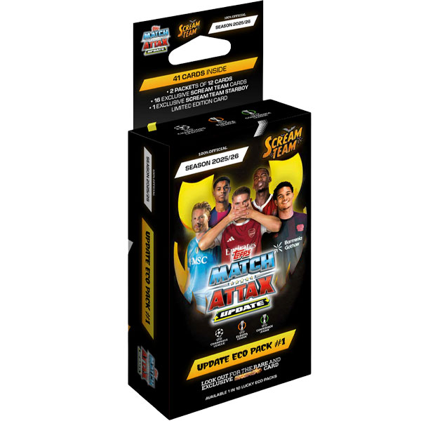 Futbalové karty Topps Match Attax UEFA Champions League 2025/2026 Update #1 Scream Team