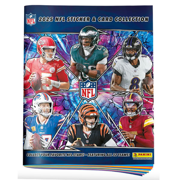 Panini Books Panini NFL Sticker & Card Collection 2025 album na samolepky
