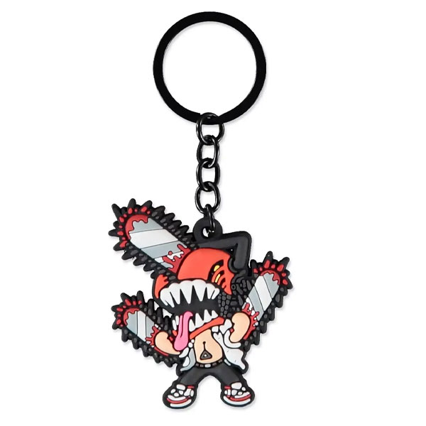 Difuzed Chainsaw Man Rubber Keychain Kľúčenka Chainsaw Man