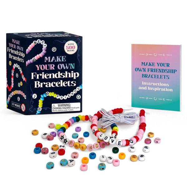 Running Press Make Your Own Friendship Bracelets: With 500 Beads Miniature Editions