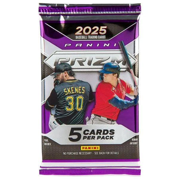 Panini Books MLB Baseball karty Panini Prizm 2025 Blaster Booster Pack